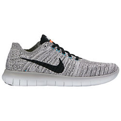 Nike Free RN Flyknit Women's Running Shoe, Wolf Grey/Black